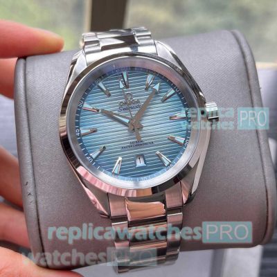 Hot Sale - Copy Omega Seamaster Aqua Terra 150m Summer Blue Watches 41mm